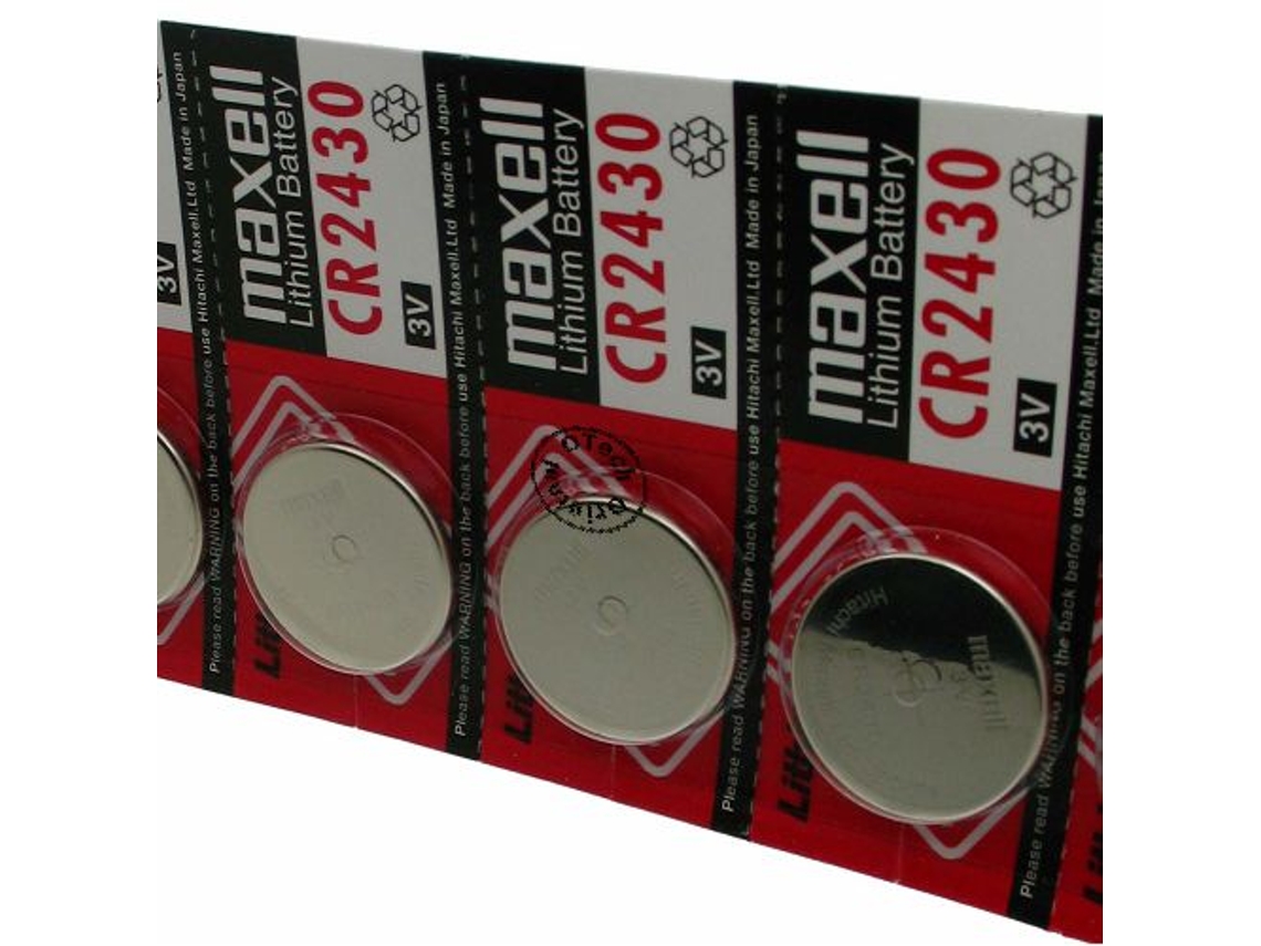 Conjunto de 5 Pilhas OTECH Maxell para Maxell CR2430