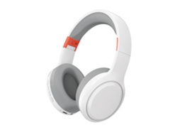 Fones De Ouvido Sem Fio Bluetooth Supra Auriculares Com Espuma Viscoelástica, Cancelamento De Ruído E Som Hi Fi Cinza Brilvibera