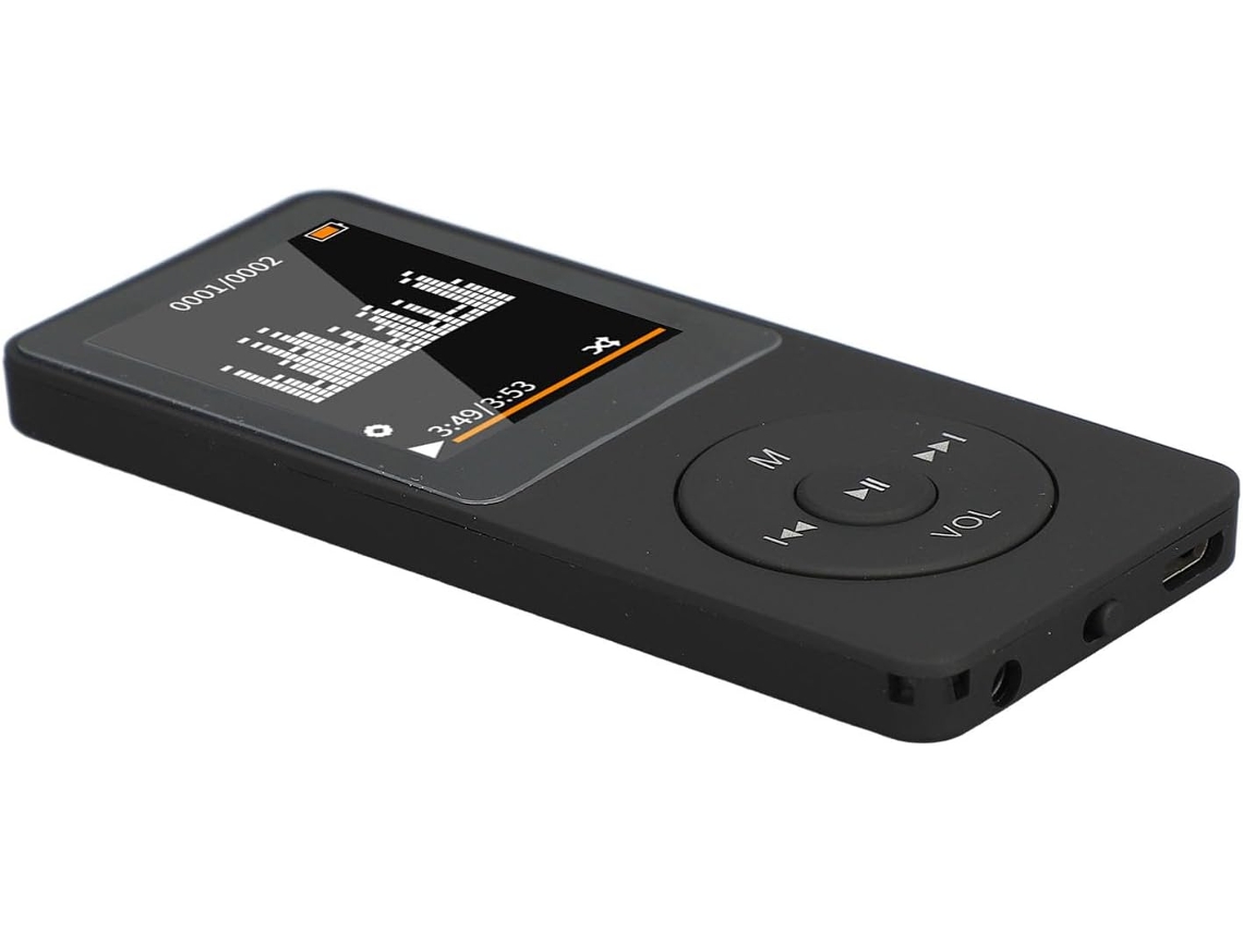 Reprodutor De Mp3 Mp4 Bluetooth Sem Fio Genérico, Pequeno E Portátil, Com Tela De 1, 8 Polegadas 128x160 E Bateria