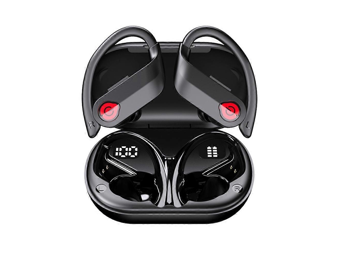 Fones De Ouvido Esportivos Sem Fio Bluetooth 5.3 Com Gancho De Orelha E Tela Led, À Prova Dágua Ly Ebike (2023)