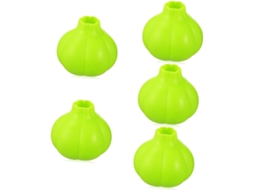 Conjunto De 5 Peas Utenslios Cozinha Vegetarianos Para Descascar Alho, Incluindo Esptula Manual E Slica Gel. Vayotoy