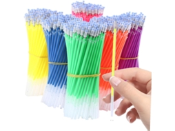 50 Refis De Plástico Coloridos Para Canetas Em Gel Com Escrita Suave,