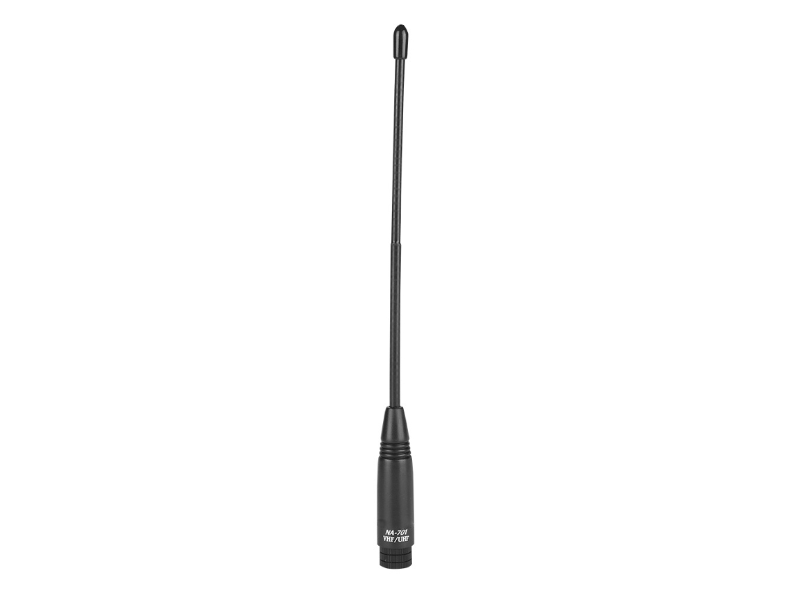 Antena Mali flexível banda dupla 144/430MHz, conector Sma, 20cm