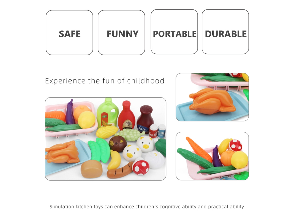 Conjunto De Cozinha Chef Com Chapéu E Avental Para Crianças Brincar De Fazer Comida Presente Educativo