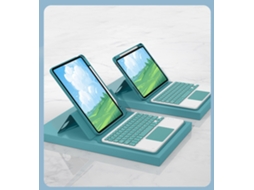 Lurelia Capa Com Teclado Bluetooth Para Ipad 9 10.2 Com Design Giratório Magnético