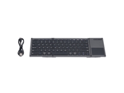 Teclado Sem Fio Bluetooth Plegável LAXISCREED (78 Teclas com Touchpad, Portátil e Ultra fino)