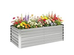 Canteiro de Horta 180x90x59cm, com Tubos de Aço Reforçado BTFORUS