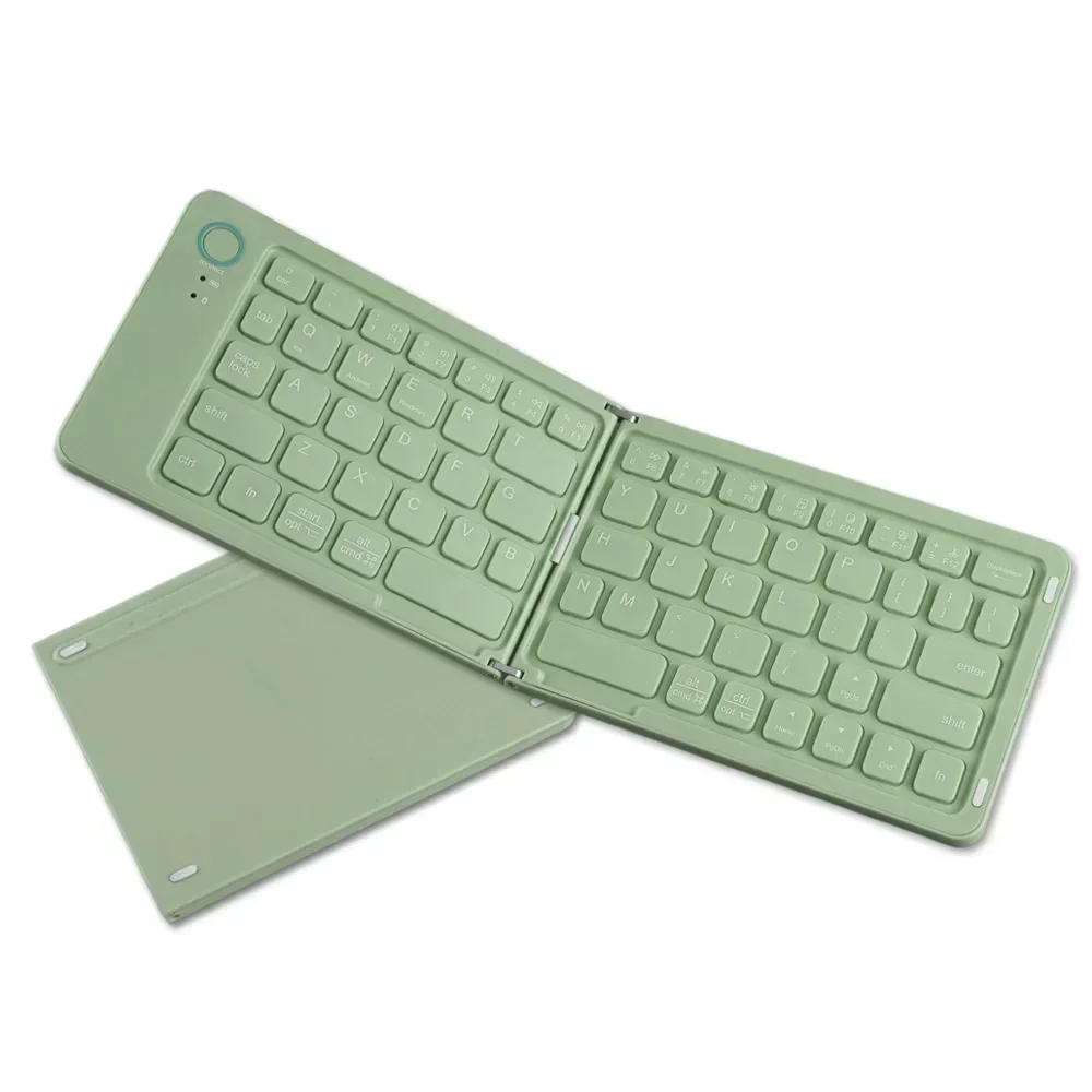 Teclado Bluetooth Dobrável para Sistemas Android, Ios e Windows. MDUG (verde)