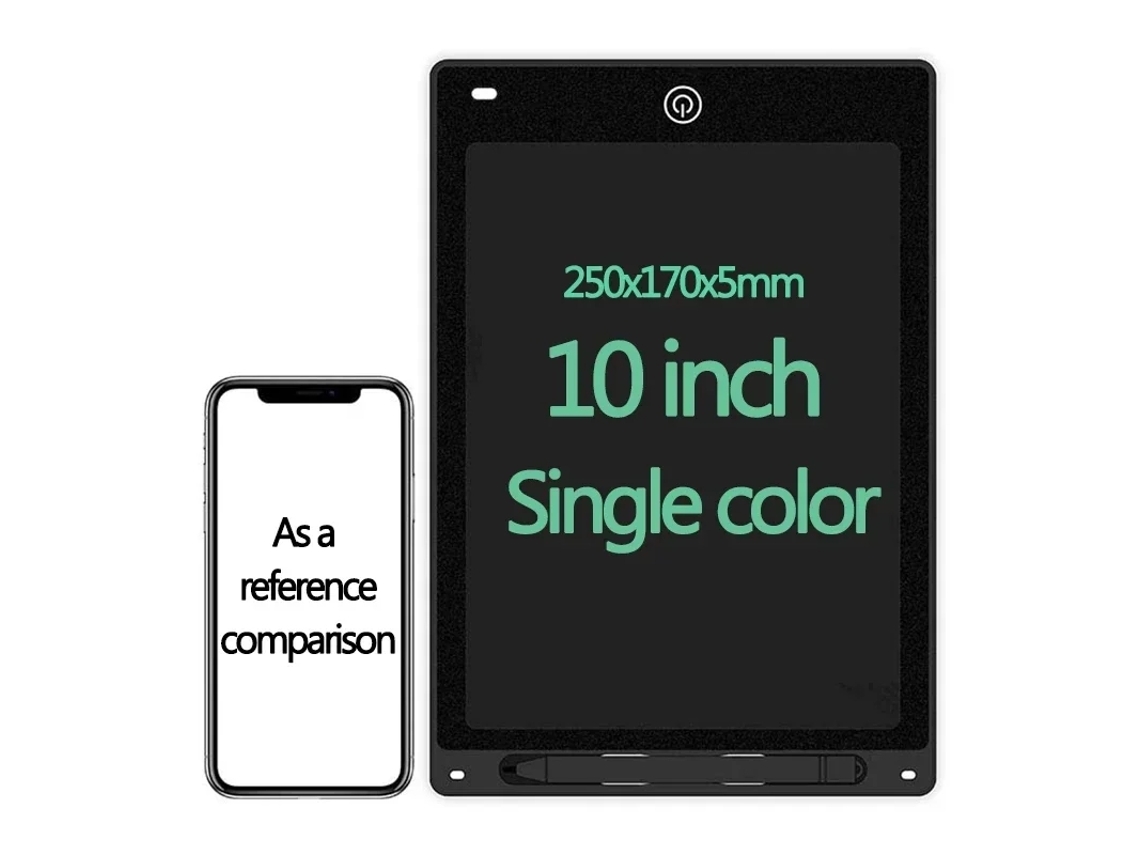 Tablet De Desenho Lcd 10/12 Polegadas, Quadro Para Crianças, Brinquedo Caligrafia, Negro Mágico, Presente Crianças Aquaforge
