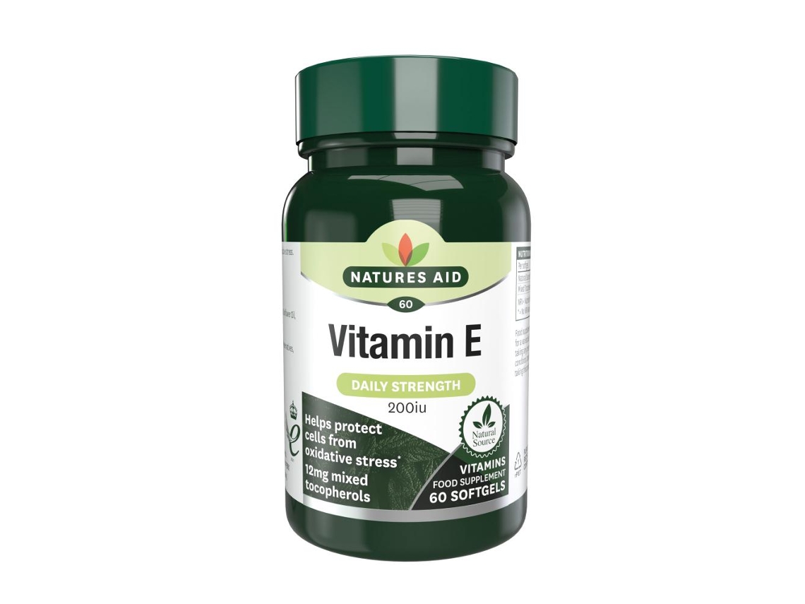 Natures Aid Vitamin E Daily Strength 200iu 60's