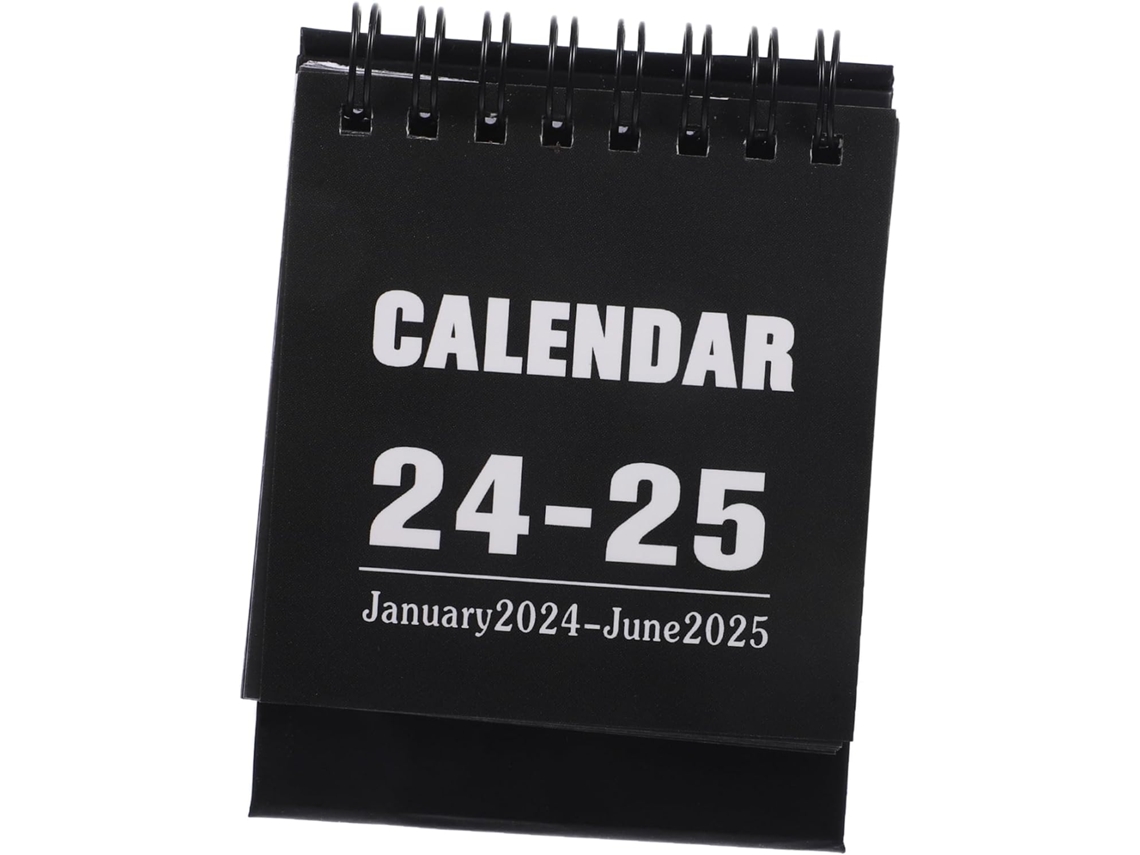 Calendário De Mesa Shooweroro Mini Mensal Simples Para