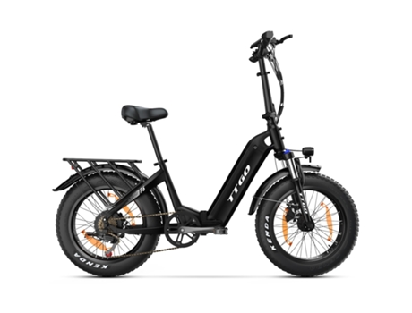 Bike Ttgo F6 Motor 250w Bateria 36v25ah Pneus De 20 Polegadas Freios A Disco Hidráulicos Preta