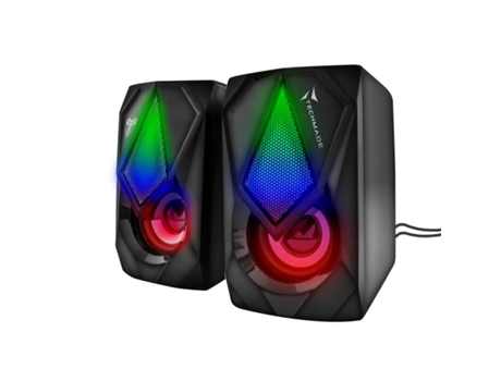 TM-GAMSPEAKER Alto-falante de 2 vias preto com fio 3 W TECHMADE