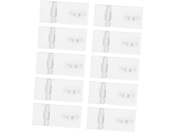 Conjunto De 10-fechos Acrílico Transparente Para Caixa Joias Com Fechamento Reforçado, Fácil Instalação, Ideal Para