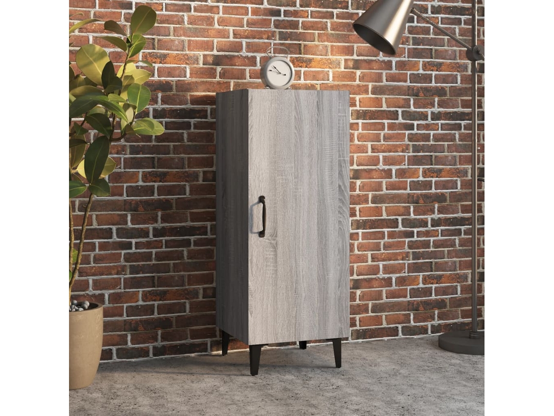 Aparador 34,5x34x90 cm Derivados de Madera Gris Sonoma