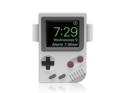 Base De Carregamento Usb Silicone Estilo Retro Para Iwatch 3/4/5/6 Branco
