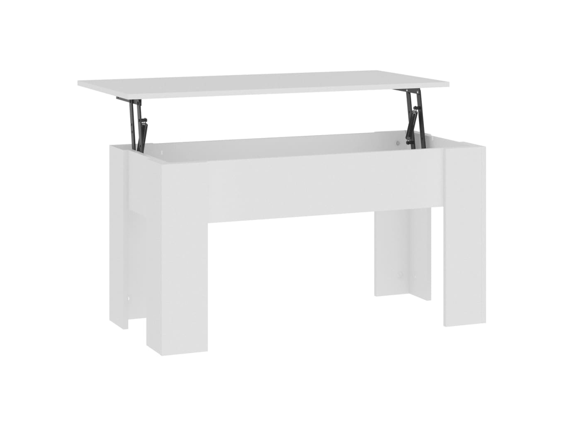 Mesa de Centro 101x49x52 Cm Madeira Processada Branco MAISON EXCLUSIVE
