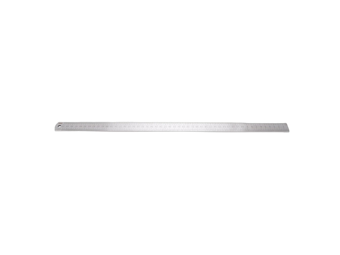 Régua De Aço, 50 Cm X 20 Polegadas, Em Aço Liga Resistente, Com Escala