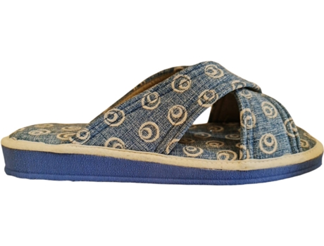 Pantufas AMOROS Lazada Têxtil Mulher (39 - Azul)