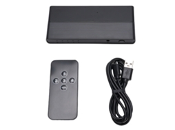 HDMI switch EOOCOO com 4 entradas, 1 saída, comutação automática e controle remoto | EOOCOO