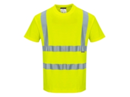 Camiseta De Manga Curta Cotton Comfort Conforto E Estilo / Amarelo / M Portwest