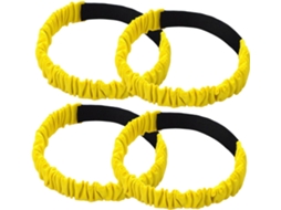 Conjunto De 4-faixas Elásticas Amarelas Para Corrida Três Pernas | Suprimentos Jogos Campo Adultos, Meninos E