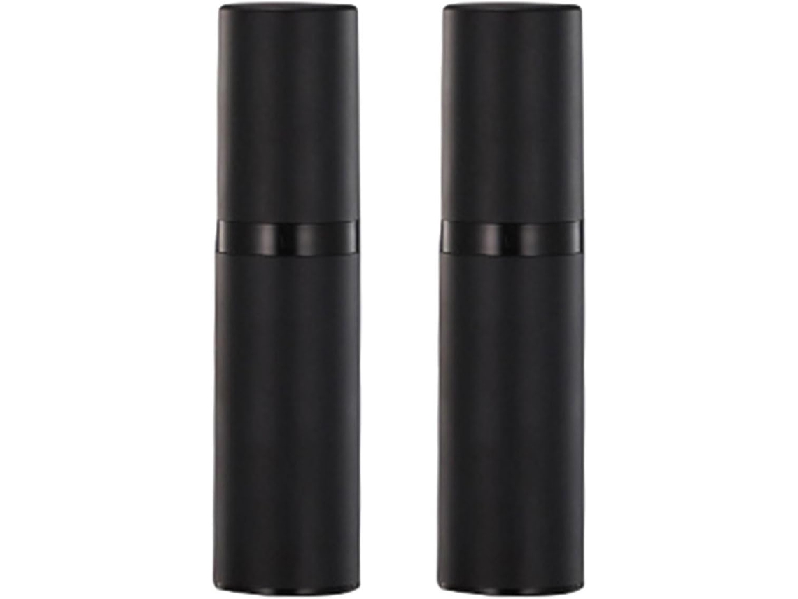 Frascos De Perfume Spray De Plástico Preto De 15ml