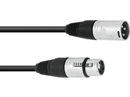 Cabo SOMMER CABLE XLR 3pin 6m bk Neutrik