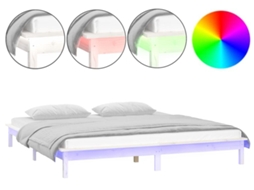 Bed Frame, Bed Frames Vidaxl Branco Madeira (120 X 190 Cm)