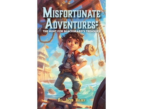 Livro Misfortunate Adventures The Hunt for Blackbeards Treasure de Jacob Hulsey (Inglês - Capa Dura)