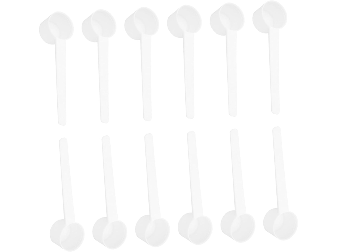 Kit De 50 Colheres Medidoras Multiuso Para Pó, Com Capacidade Fixa, Ideais Para Leite, Café E Com Design Ergonômico E