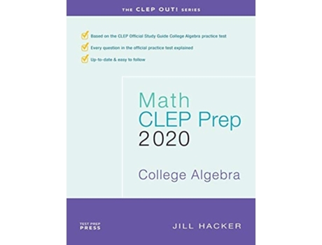 Livro Math Clep Prep College Algebra 2020 De Jill Hacker (inglês)