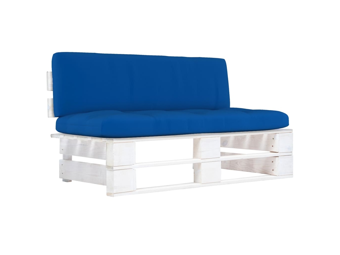 Pallet Middle Sofa, Pallet Middle Sofas Vidaxl Branco Madeira De Pinho (n/a)