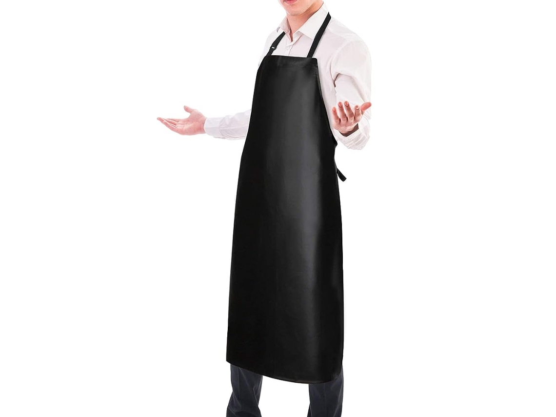 Pvc Apron, One Piece, Black, Eoocoo