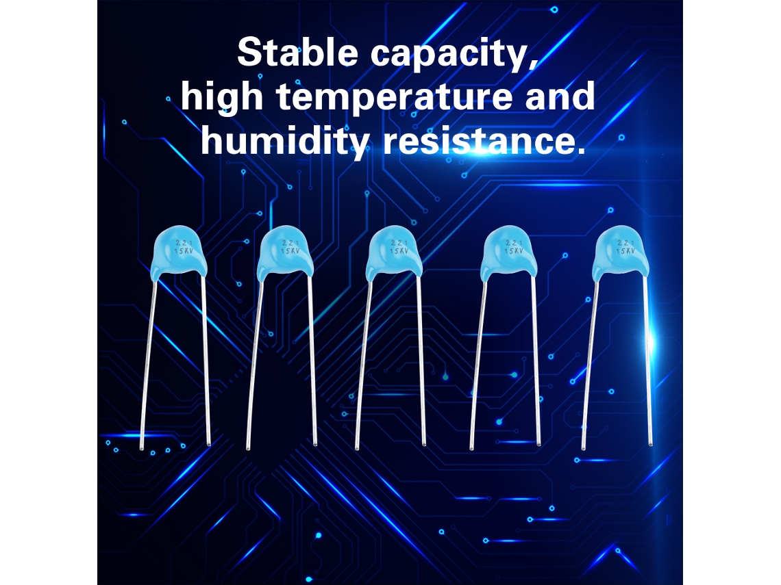 Laxiscreed Capacitor Cerâmico Monolítico De Alta Tensão 220pf, Resistência A 15kv