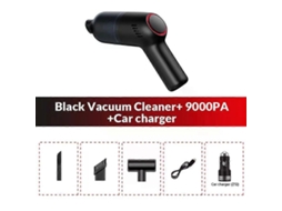 Aspirador De Pó Portátil Acceo M17, Nova Atualização, Carregamento Sem Fio, Potente, Alta Potência, 9000pa, Coletor De Pó Para Ca Aquaforge
