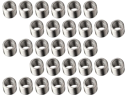 Conjunto De 30 Porcas Conversoras M6 Para M8 Em Aço Inoxidável