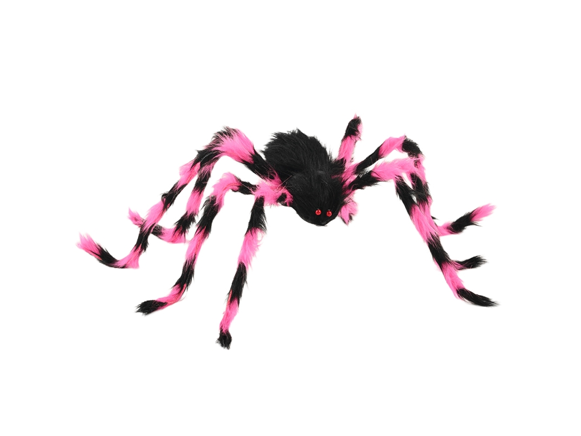Laxiscreed. Decoração De Halloween Com Aranha De Pelúcia Multicolorida E 200cm, Ideal Para Ambiente Temático