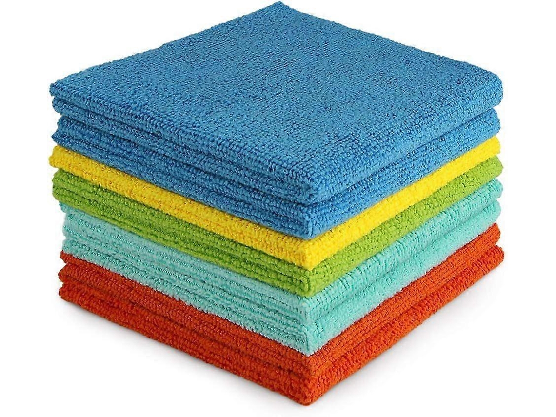 Panos De Microfibra - 8un, Panos Multiuso Macios E Absorventes Para Casa, Cozinha, Carro, Janelas, Presente 30x30cm
