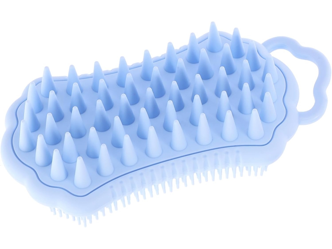 Escova De Banho E Esfoliante Corporal Multifuncional Homoyoyo Em Silicone Para Cabelo Corpo