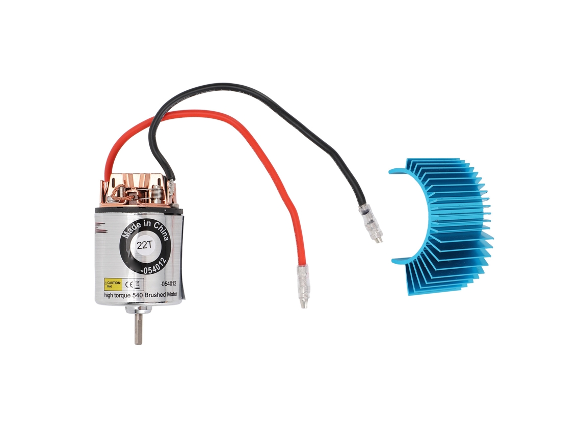 Mali motor de Escova Rc 540 com Carcaça de Aço Inoxidável À Prova D'água Alta Torção para Carro Rc 1/10 22t Substituição