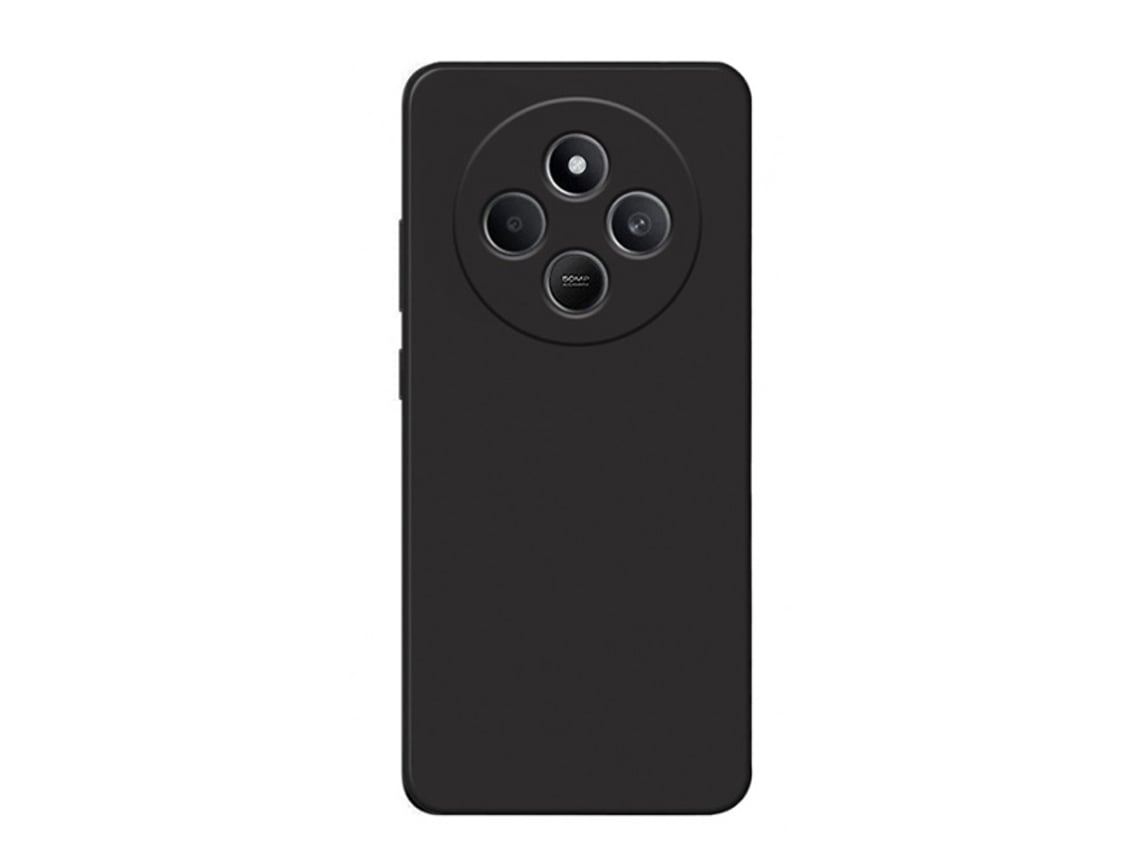 Capa para Xiaomi Redmi 14C Silicone Líquido (Preto)