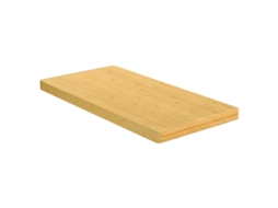 Chopping Board, Chopping Boards Vidaxl Marrom Bambu (100 X 50 X 4 Cm)