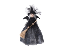 Decoração de Halloween Bruxa em Gaze com Lantejoulas LAXISCREED