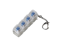 Lurelia Chaveiro Led Para Testar Switches De Teclado Mecânico, Brinquedo Antiestresse, Presente Ideal