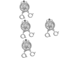 Nuobesty Com 4 Conectores De Fecho Para Colares Múltiplos, Ideais Para Sobreposição De Colares.