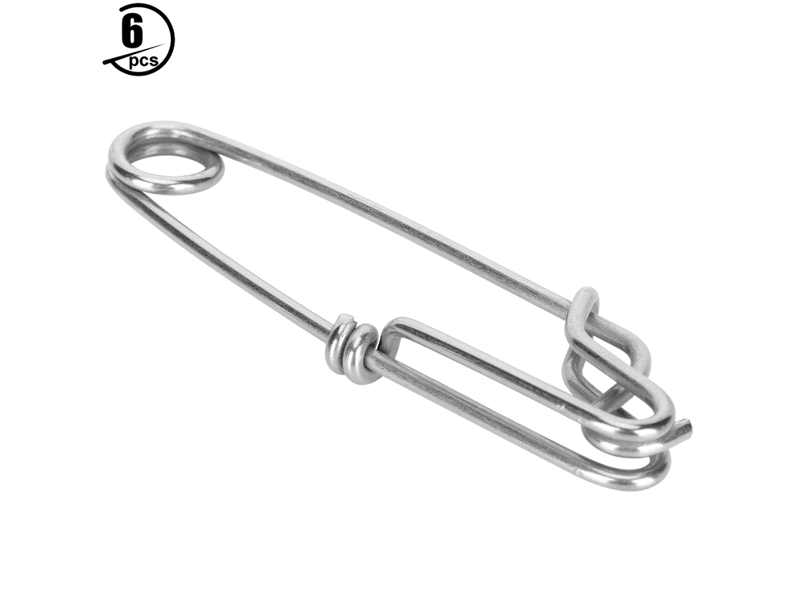 Clips de Atum Inox 6pcs para Pesca