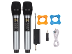 Microfone Sem Fio LAXISCREED Uhf com Recetor de Carregamento