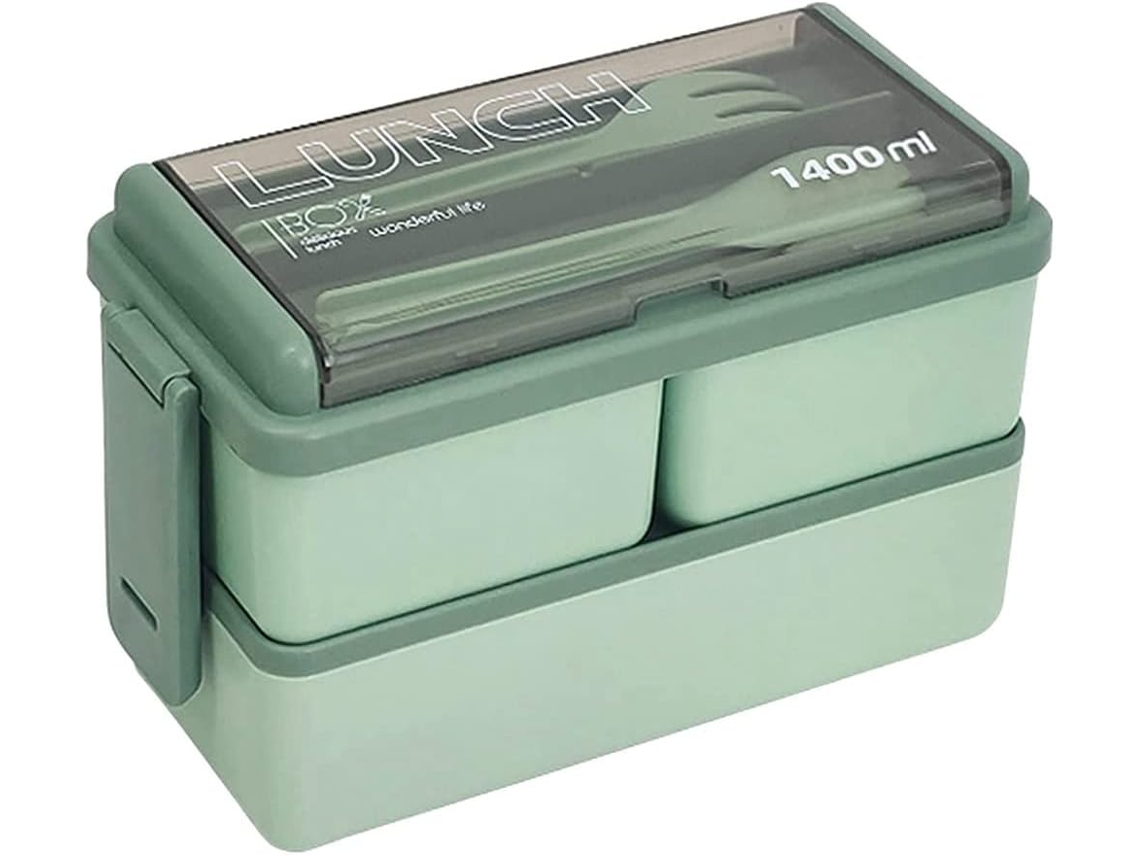 Lancheira Bento Para Adultos, À Prova De Vazamentos, Ideal Para Preparação De Refeições E Com Recipientes Compactos