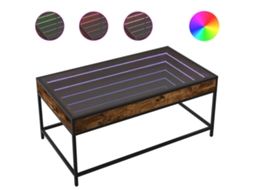 Coffee Table, Coffee Tables Vidaxl Marrom Madeira Processada (90 X 50 X 41 Cm)